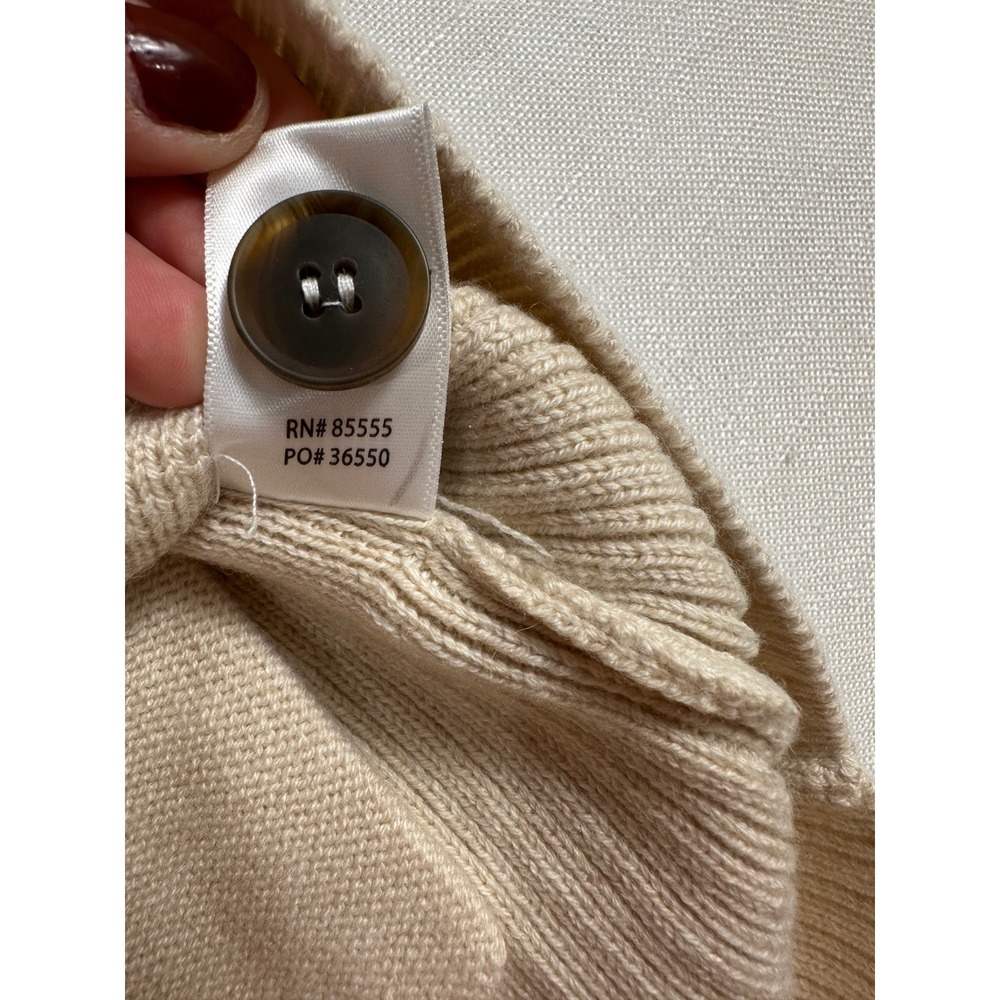Pistola Audra Sweater Vest Soft Dove Beige Wool Cashmere Blend‎ P00061111YV L - Picture 8 of 8